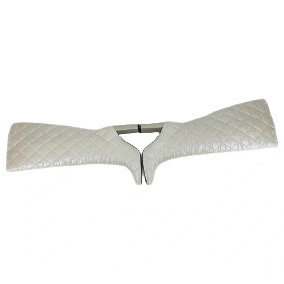 Aldo White Snowpuff Quilted Heeled Boots - Picture 3 of 10